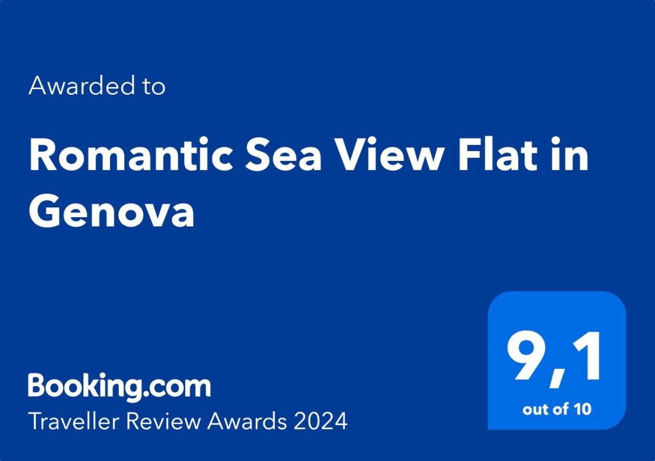 Romantic Sea View Flat In Genova Exterior photo